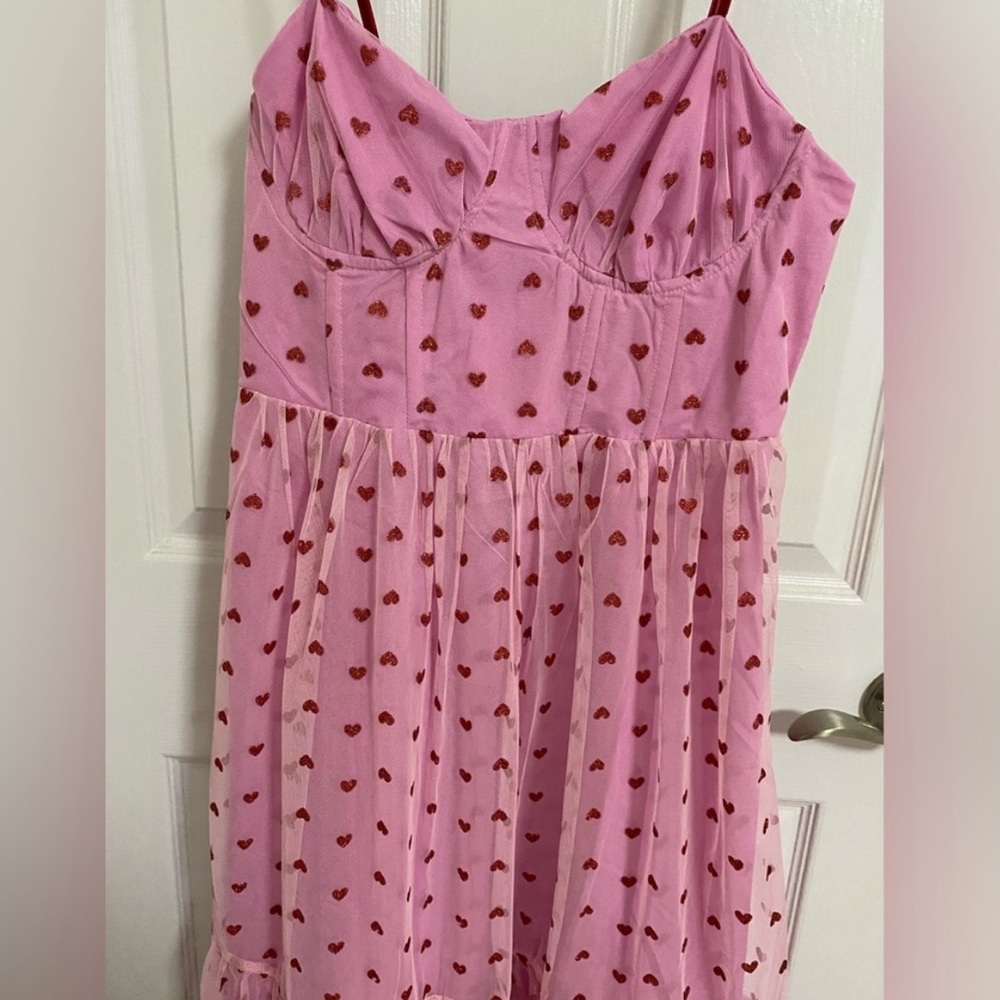 Betsey Johnson heart dress NWT
